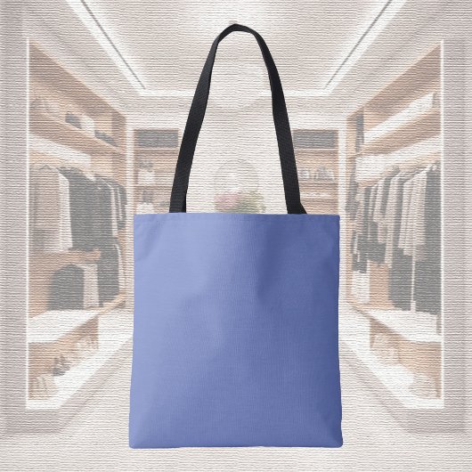 Trendkleur - Jewel Blue Canvas tas