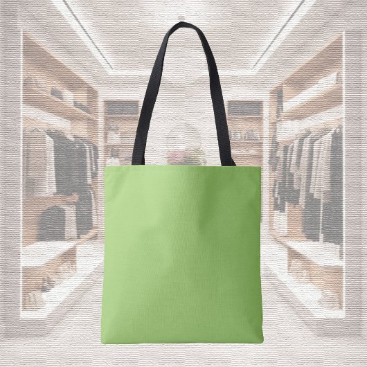Trendkleur - Kiwi Green Canvas tas