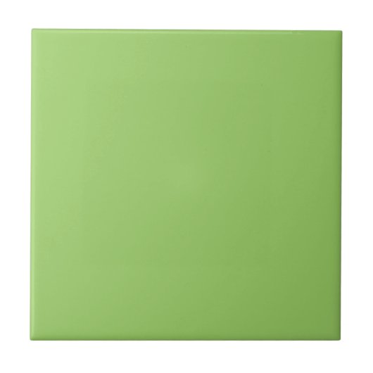 Trendkleur - Kiwi Green Decoratieve Keramische Teg Tegeltje (Voorkant)