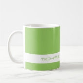 Trendkleur Kiwi Green - Futuristische naam Mok (Links)