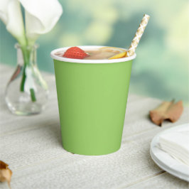 Trendkleur - Kiwi Green Paper Cups Papieren Bekers
