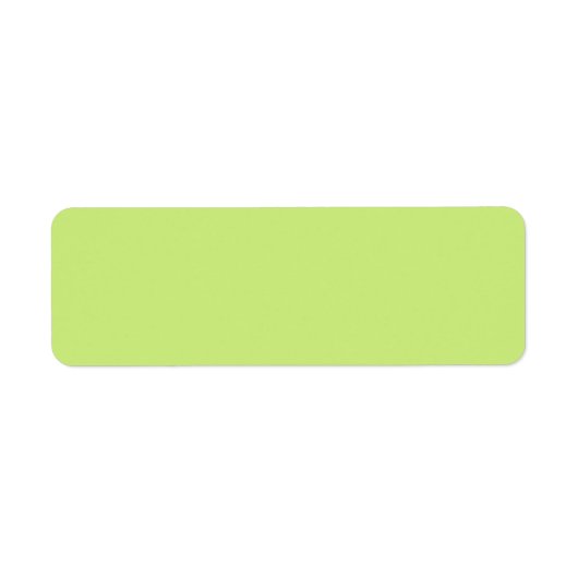 Trendkleur - Lente groen retour adreslabels Etiket (Voorkant)