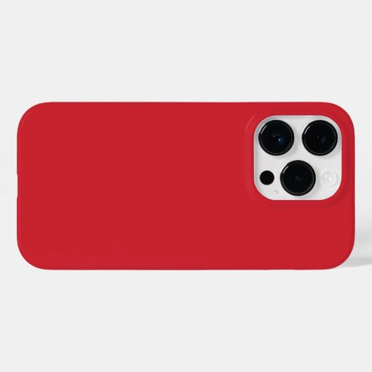 Trendkleur - Levendig rood Case-Mate iPhone Case (Achterkant (horizontaal))