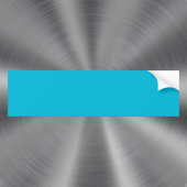 Trendkleur - levendige cyaan Bumpersticker