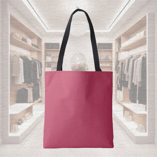 Trendkleur - Levendige magenta Canvas tas