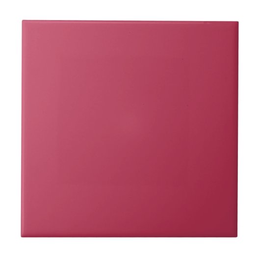 Trendkleur - Levendige Magenta Deco keramische Teg Tegeltje (Voorkant)