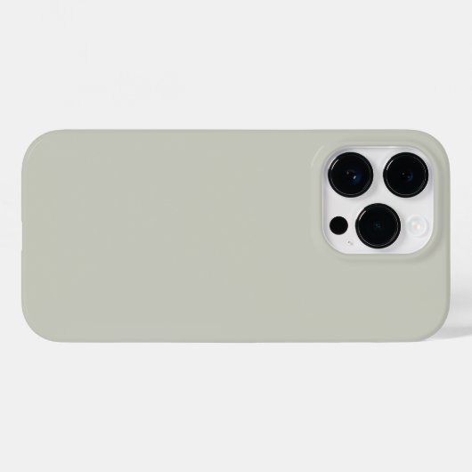 Trendkleur - Licht zilvergrijs Case-Mate iPhone Case (Achterkant (horizontaal))