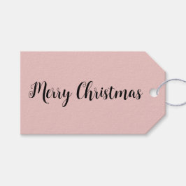 Trendkleur Lichtroze Minimalist Cadeaulabel