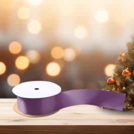 Trendkleur Medium Paarse Satijnen Lint