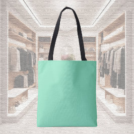 Trendkleur - Minty Green Canvas tas
