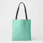 Trendkleur - Minty Green Canvas tas (Voorkant)