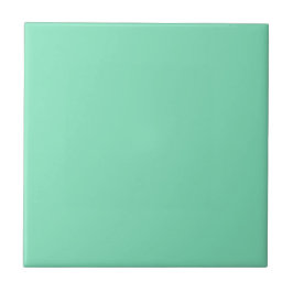 Trendkleur - Minty Green Decoratieve Keramische Te Tegeltje