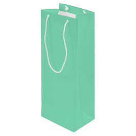 Trendkleur - Minty Green Wine Gift Bag Wijn Cadeautas
