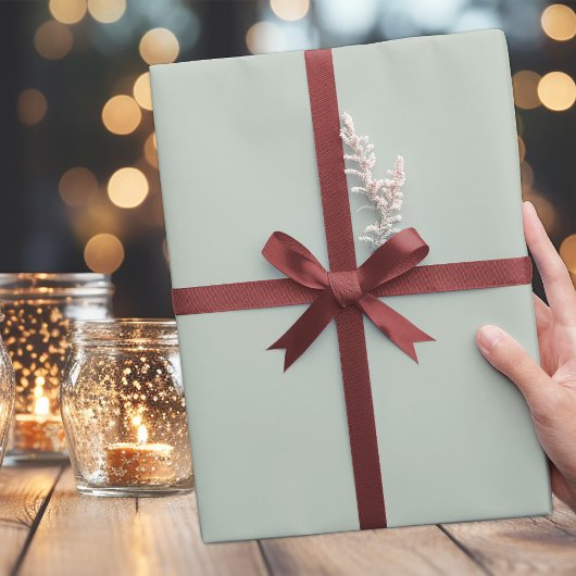 Trendkleur Muted Green-Grey Cadeaupapier