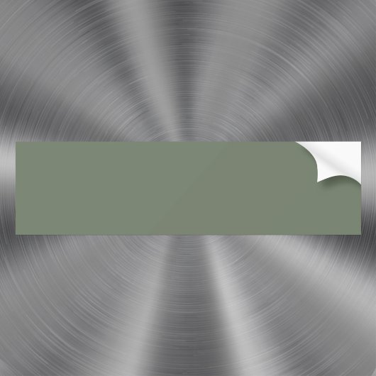 Trendkleur Muted Greenish Grey Bumpersticker