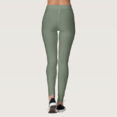 Trendkleur Muted Greenish Grey Leggings (Achterkant)