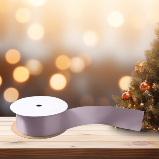 Trendkleur Muted Grey Lavendel Satijnen Lint