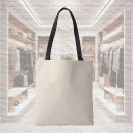 Trendkleur - Natuurlijke beige Canvas tas