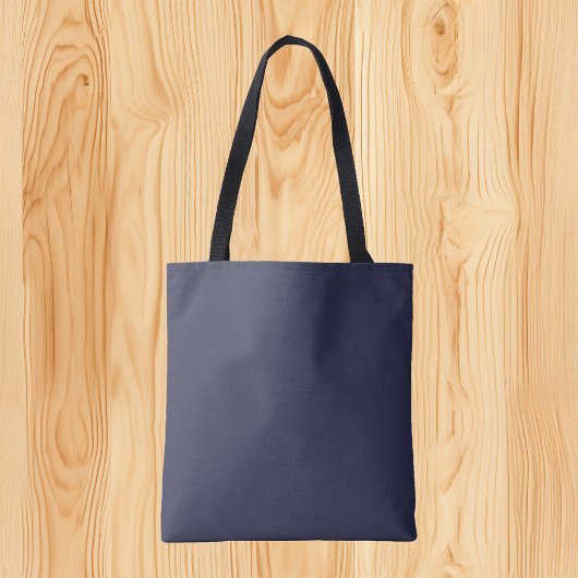 Trendkleur - Navy Blue Canvas tas