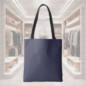 Trendkleur - Navy Blue Canvas tas