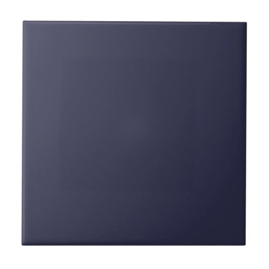 Trendkleur - Navy Blue decoratieve keramische Tege Tegeltje (Voorkant)