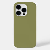 Trendkleur - Olijfgroen Case-Mate iPhone Case (Achterkant)
