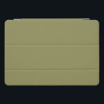 Trendkleur - Olijfgroen iPad Pro Cover<br><div class="desc">Duik in een trendsettende stijl met onze olijfgroene iPad Cover,  een opvallend stuk uit onze herfstwinter Trend Colors. Deze cover heeft een trendy maar klassieke effen kleur,  met een strakke en moderne esthetiek. Ontdek onze moderne herfst- en wintertrendkleuren die bij uw unieke stijl passen.</div>