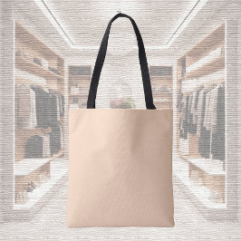 Trendkleur - Perzik Blush Canvas tas