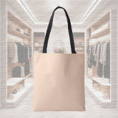 Trendkleur - Perzik Blush Canvas tas