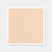 Trendkleur - Perzik Blush Papier Servetten (Voorkant)
