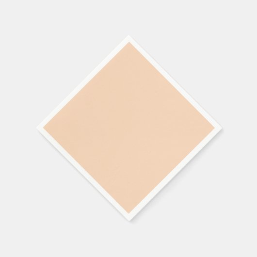 Trendkleur - Perzik Blush Papier Servetten (Hoek)