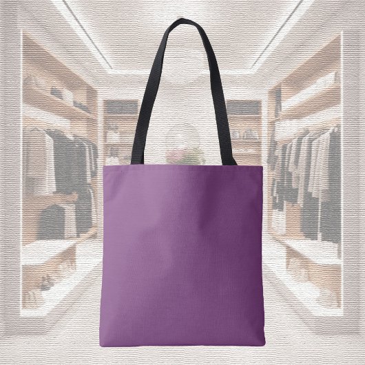 Trendkleur - Plum Paarse Canvas tas