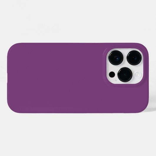 Trendkleur - Plum Paarse Case-Mate iPhone Case (Achterkant (horizontaal))