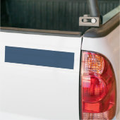 Trendkleur - Serious Blue Bumpersticker (Op Truck)