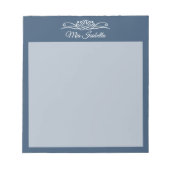 Trendkleur Serious Blue Classic Notitieblok (Voorkant)