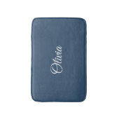 Trendkleur Serious Blue Custom Bath Mat (Voorkant Verticaal)