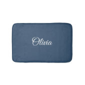 Trendkleur Serious Blue Custom Bath Mat (Voorkant)