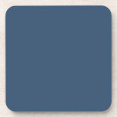 Trendkleur Serious Blue Hard Plastic Onderzetter (Voorkant)
