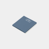 Trendkleur - Serious Blue Naam Post-it® Notes (Schuin)