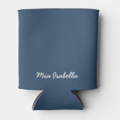 Trendkleur - Serious Blue Name Koelbox Blikjeskoeler (Voorkant)