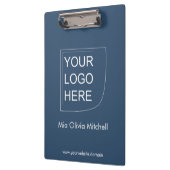 Trendkleur Serious Blue - Zakelijk klembord (Links)
