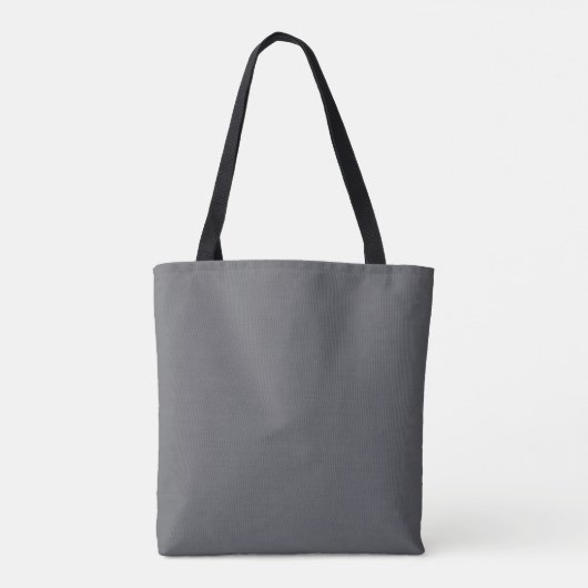 Trendkleur - Slate Grey Canvas tas (Achterkant)