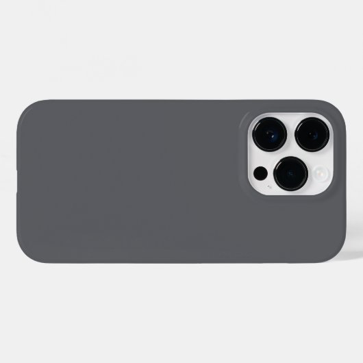 Trendkleur - Slate Grey Case-Mate iPhone Case (Achterkant (horizontaal))