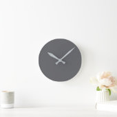 Trendkleur - Slate Grey Ronde Klok (Huis)