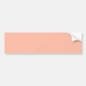 Trendkleur - Soft Peach Bumpersticker (Voorkant)