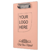 Trendkleur - Soft Peach Logo Klembord (Links)