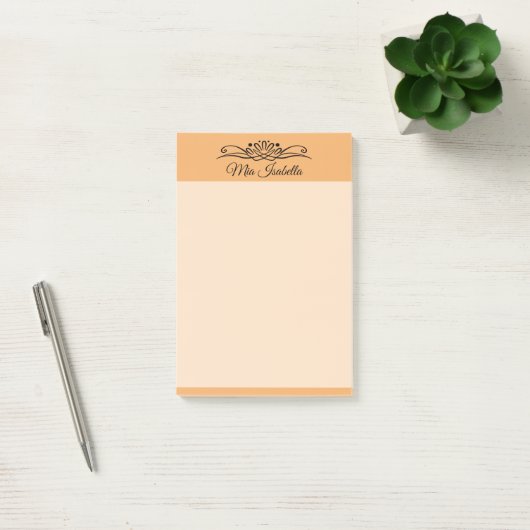 Trendkleur Soft Sinaasappel Classic Post-it® Notes (Kantoor)