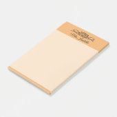 Trendkleur Soft Sinaasappel Classic Post-it® Notes (Schuin)