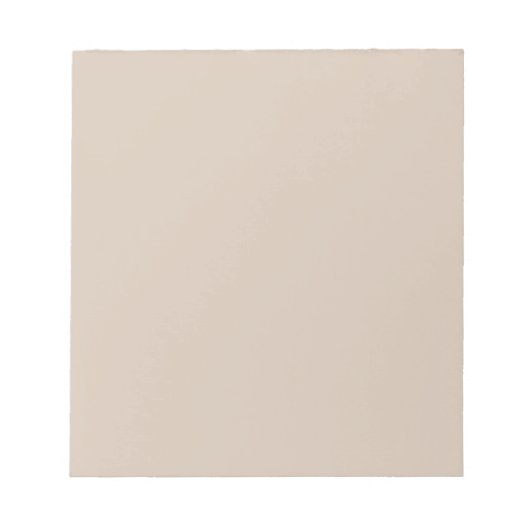 Trendkleur - Soft Taupe Notitieblok (Voorkant)
