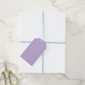 Trendkleur - Soft Violet cadeau Labels Cadeaulabel (Met Touw)